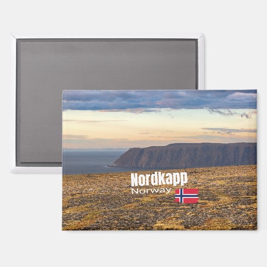 Nordkap Magnet (Vorderseite/Rückseite)