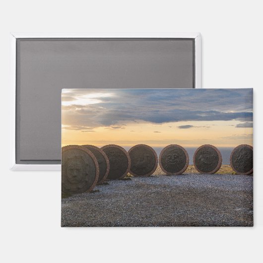 Nordkap Magnet (Vorderseite/Rückseite)