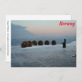 Nordkap, Norwegen-Karte (Vorne/Hinten)