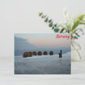 Nordkap, Norwegen-Karte (Stehend Vorderseite)