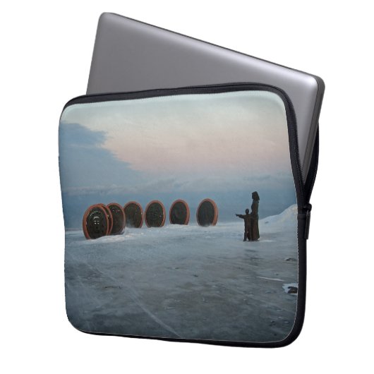 Nordkap, Norwegen Laptopschutzhülle (Vorderseite Links)