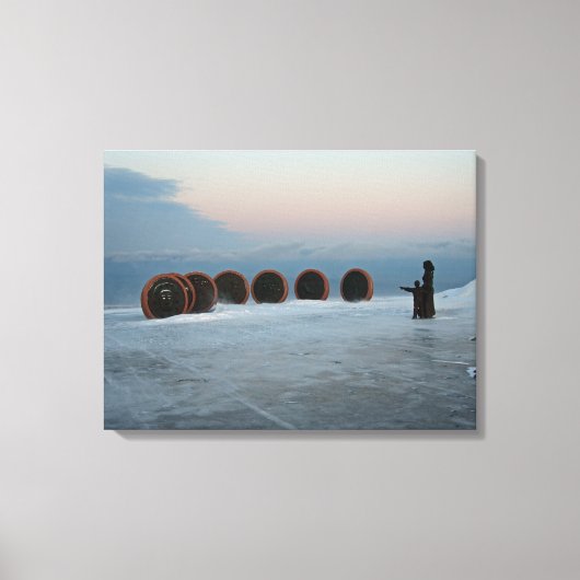 Nordkap, Norwegen Leinwanddruck (Vorderseite)