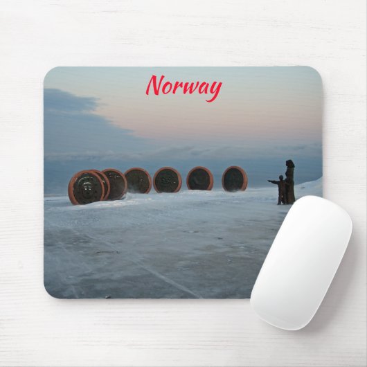 Nordkap, Norwegen Mousepad (Mit Mouse)