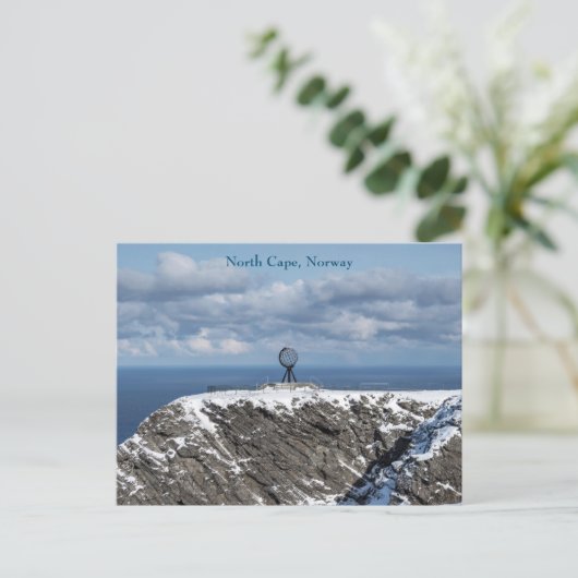 Nordkap, Norwegen, Postkarte (Stehend Vorderseite)