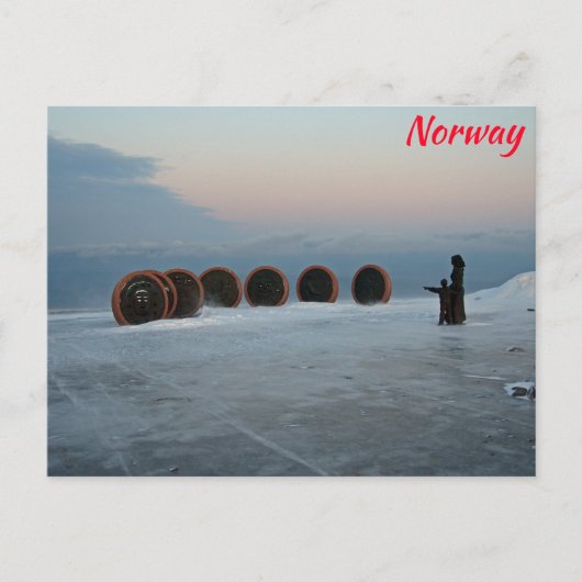 Nordkap, Norwegen Postkarte (Vorderseite)