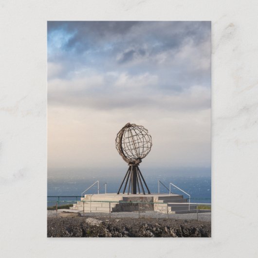 Nordkap Postkarte (Vorderseite)