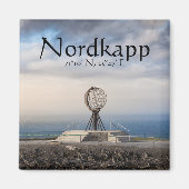Nordkapp-Koordinaten Magnet (Vorne)