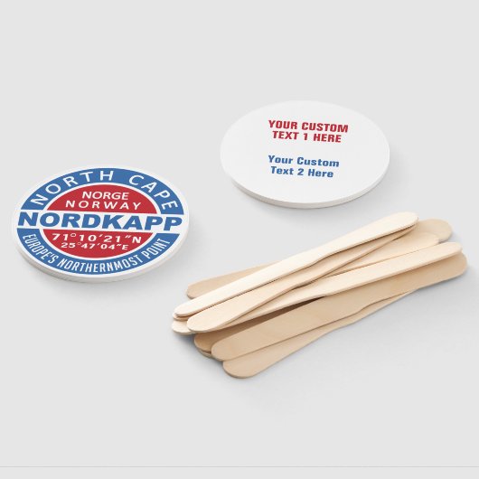 NORDKAPP North Cape benutzerdefinierte Textgebläse Fächer (Non-assembled)