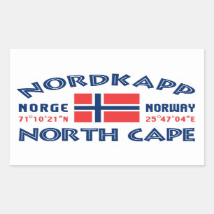 NORDKAPP Norwegen Aufkleber
