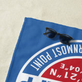 NORDKAPP Norwegen Badetuch (Beispiel)