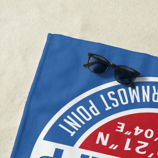 NORDKAPP Norwegen Badetuch (Beispiel)