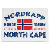 NORDKAPP Norwegen Geschenktasche Große Geschenktüte (Vorderseite)
