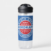 NORDKAPP Norwegen Individuelle Name Trinkflasche (Vorderseite)