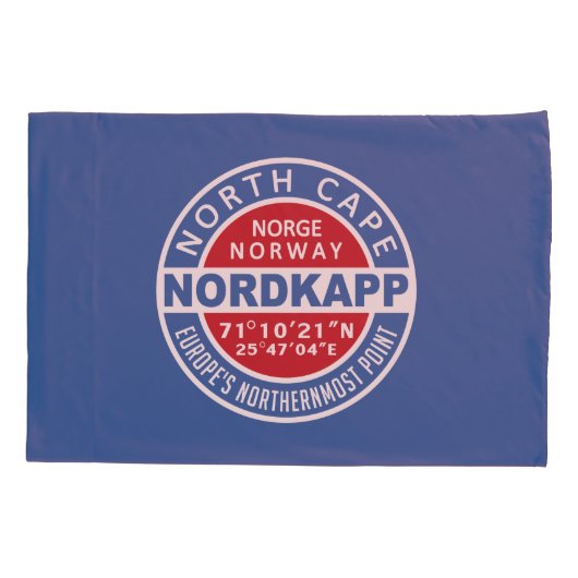 NORDKAPP Norwegen Kissenbezug (Rückseite)