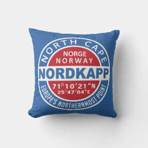 NORDKAPP Norwegen-Kundendeckkissen Kissen