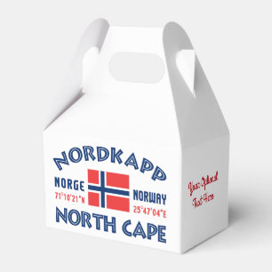NORDKAPP Norwegen kundenspezifischer Geschenkschachtel