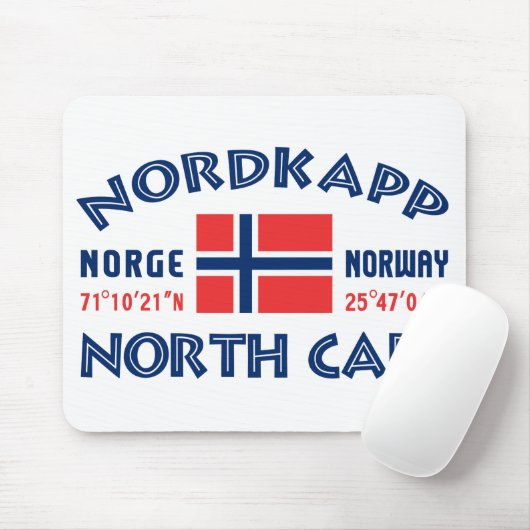 NORDKAPP Norwegen Mousepad (Mit Mouse)