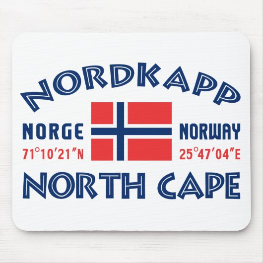 NORDKAPP Norwegen Mousepad (Vorne)