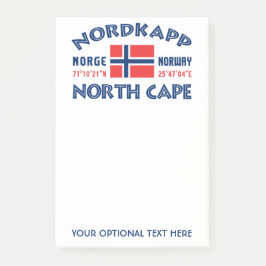 NORDKAPP Norwegen Post-It-Notes Post-it Klebezettel