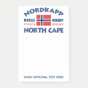 NORDKAPP Norwegen Post-It-Notes Post-it Klebezettel