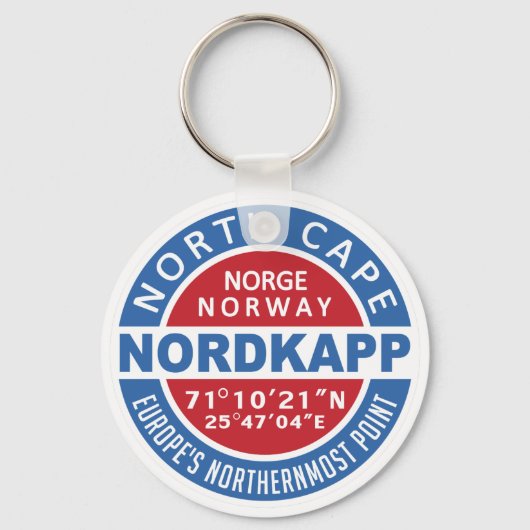 NORDKAPP Norwegen - Schlüsselketten Schlüsselanhänger (Vorderseite)