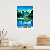 Nordkapp, Norwegen, Segelschiff, Berglandschaft Poster (Küche)