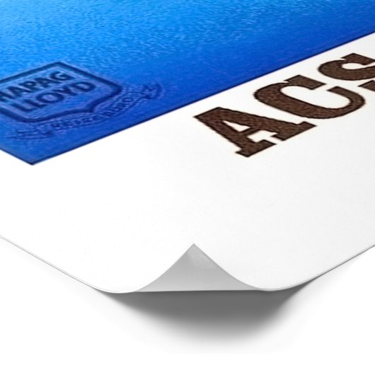 Nordkapp, Norwegen, Segelschiff, Berglandschaft Poster (Ecke)