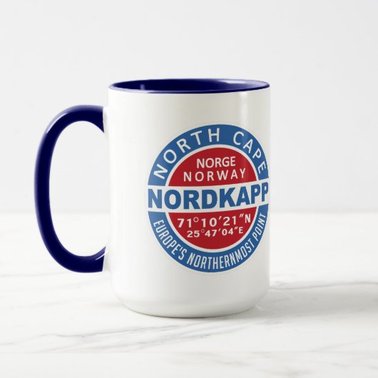 NORDKAPP Norwegen Tasse (Links)