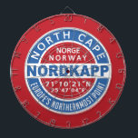 NORDKAPP Norwegische Dartscheibe<br><div class="desc">Sehen Sie in meinem Laden für weitere Artikel mit diesem Design.</div>