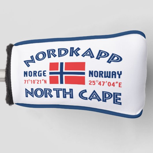 NORDKAPP - Norwegische Fahrerabdeckung Golf Headcover (Vorderseite)