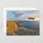 Nordkapp Postkarte (Vorne/Hinten)