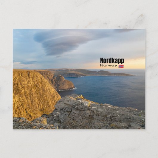 Nordkapp Postkarte (Vorderseite)