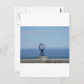 Nordkapp Postkarte (Vorne/Hinten)