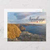 Nordkapp Postkarte (Vorne/Hinten)