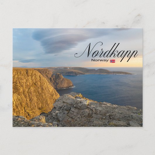 Nordkapp Postkarte (Vorderseite)