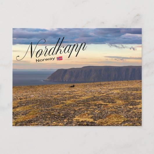 Nordkapp Postkarte (Vorderseite)