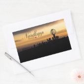 Nordkapp Rechteckiger Aufkleber (Umschlag)