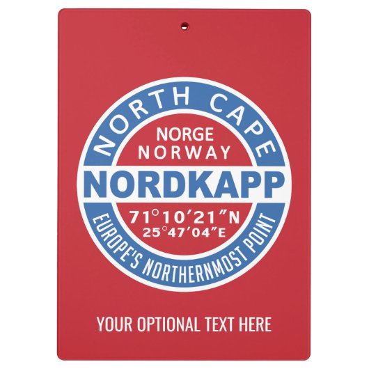 NORDKAPP Stintdorsch Klemmbrett (Rückseite)