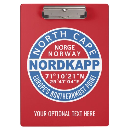 NORDKAPP Stintdorsch Klemmbrett (Vorderseite)