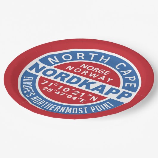 NORDKAPP Teller (Schrägansicht)