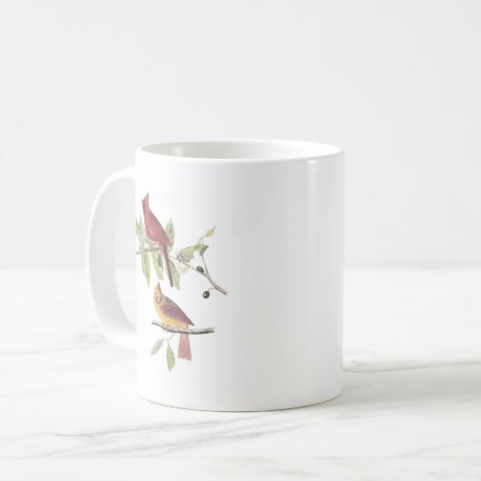 NordKardinal durch Audubon Kaffeetasse (Vorderseite Links)