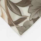 Nordkardinal-Vogel schöne Flora Fleecedecke (Ecke)