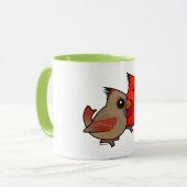 NordKardinals-Paare Tasse (Vorderseite Links)