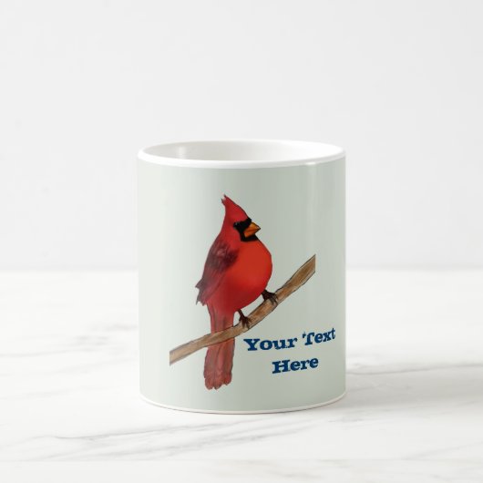 NordKardinals-Rot-Vogel Kaffeetasse (Mittel)