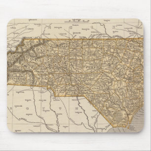 Nordkarolina-Atlas-Karte Mousepad