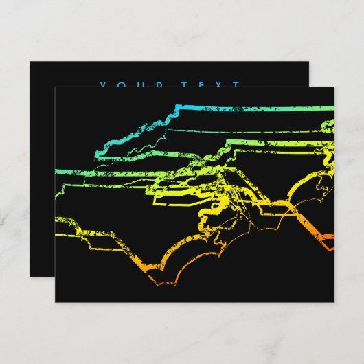 NORDKAROLINA EINLADUNG (Vorne/Hinten)