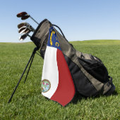 Nordkarolina-Flagge Golfhandtuch (Gras)