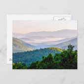 Nordkarolina - Gebirge Postkarte (Vorne/Hinten)