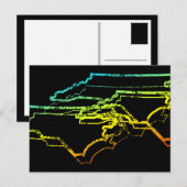 NORDKAROLINA POSTKARTE (Vorne/Hinten)