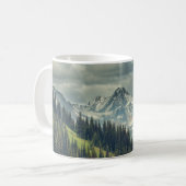 Nordkaskade: Majestic Mountain Peak. Kaffeetasse (Vorderseite Links)